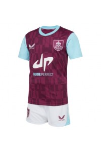 Burnley Babytruitje Thuis tenue Kind 2024-25 Korte Mouw (+ Korte broeken)